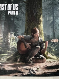 Постер Останні з нас 2, Еллі грає на гітарі, Last Of Us 2, декор кімнати геймера, A1 60×90 см (id4226) фото від покупців 2