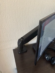 Настольное крепление для монитора OfficePro MA411B с пружиной 17-32" 2-9 кг Black фото от покупателей 1