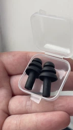 Беруши универсальные для плавания и от шума в пластиковом футляре Earplugs Yellow (желтый) фото от покупателей 6