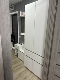 Прихожая шкаф с вешалкой Мастер Форм Брайт 1700 х 520 х 2000 h (правосторонняя) Венге магия/Дуб крафт серый 30377 фото от покупателей 1