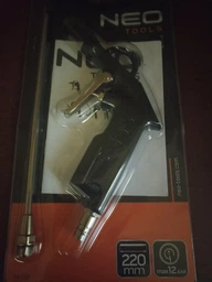 Продувний пістолет NEO Tools довга насадка 220 мм (14-712)
