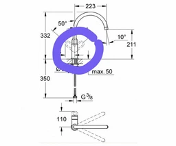 Змішувач Grohe 31555001 (CV030532)