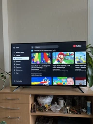 LED-телевізор Haier 70 дюймів чорний 4K Smart TV Android 11 (682382) фото від покупців 7