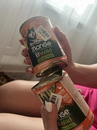 Влажный беззерновой корм Monge Bwild Grain Free Adult для взрослых собак всех пород с лососем, тыквой и цуккини, 400 г фото от покупателей 1
