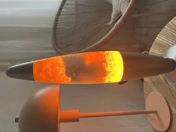 Лава лампа с парафином Magma Lamp ночник светильник восковая лампа 41 см Оранжевая фото от покупателей 1