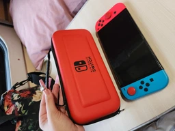 Жорсткий захисний кейс чохол для ігрової консолі Nintendo Switch / Nintendo Switch OLED (Full Black) + в подарунок накладки на стіки [358564941] фото від покупців 8