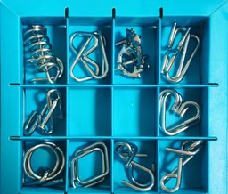 Набір металевих головоломок Eureka 10 Metal Puzzles Синій
