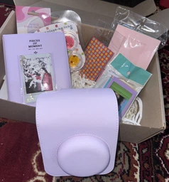 Fujifilm Instax Mini 12 Blossom Pink (Рожевий) / Подарунковий набір All-in-One / Камера + Чохол + 20 фото + Альбом 64 фото + аксесуари (рамки, лінзи) / Premium Set фото от покупателей 4