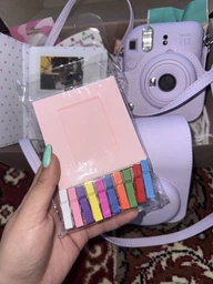 Fujifilm Instax Mini 12 Blossom Pink (Рожевий) / Подарунковий набір All-in-One / Камера + Чохол + 20 фото + Альбом 64 фото + аксесуари (рамки, лінзи) / Premium Set
