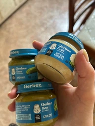Упаковка пюре гомогенизированного овощного Gerber Кабачок для детей с 6 месяцев 80 г х 6 шт (7613287348043) фото от покупателей 18