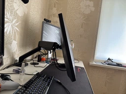 Настольное крепление для монитора OfficePro MA411B с пружиной 17-32" 2-9 кг Black фото от покупателей 16