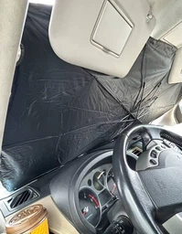 Зонт на лобовое стекло в авто Car Umbrellas Чёрный Солнцезащитная шторка Автомобильный козырек для защиты от солнца фото от покупателей 14