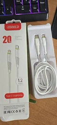 Кабель Intaleo CBFLEXTL1 Type-C to Lightning 1.2 м 20 Вт Белый (1283126504099) фото от покупателей 3
