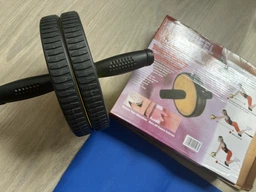 Колесо для преса фітнес Зелений Double Wheel ABS Health Abdomen Round Подвійне (1521HARTRNJR) CLS55