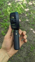Вентилятор ручний акумуляторний XL-880 від USB Фіолетовий фото від покупців 13