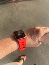 Силиконовый ремешок Fruct Lightning Buckle для Apple Watch 42/44/45/46/49 mm Light Blue фото от покупателей 2
