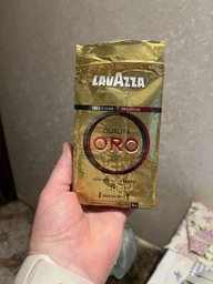 Кофе молотый Lavazza золотой, эконом упаковка для итальянского рынка qualita oro 100% arabica, 3x250 г фото от покупателей 2