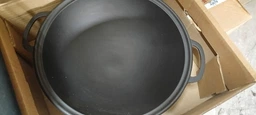 Котел чугунный 8л 34 см узбекский WOK с крышкой-сковородкой гриль Maysternya Т405СРGr