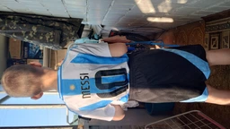 Дитяча футбольна форма Adidas Messi №10 Argentina 2024-2025, розмір 22 (зріст 125-130 см), біло-блакитна фото від покупців 3