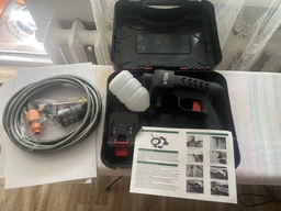 Автомойка высокого давления, аккумуляторная минимойка Water Gun для машины, пистолет-распылитель в кейсе, 2 АКБ авто мойка чёрный