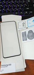 Защитное стекло ACCLAB 9H для смартфона Samsung Galaxy A35/M35 Black (1283126588778)