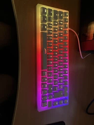 Клавіатура Xtrfy K5 68 keys RGB Kailh Red White UA (K5-RGB-CPT-TPWHITE-R-UKR) [105022]