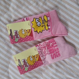 Носки The Simpsons Lisa Geekazoid 1-pack 35-41 pale pink 13057681-8
