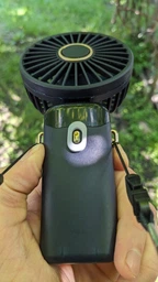 Вентилятор ручний акумуляторний XL-880 від USB Фіолетовий фото від покупців 9