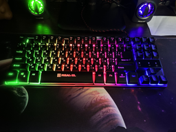 Клавиатура Real-El Gaming 8710 TKL Backlit USB (EL123100030)
