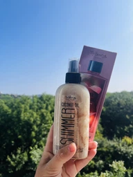 Кокосова олія Top Beauty для засмаги з шимером Shimmer Coconut Oil Gold 100 мл фото від покупців 3