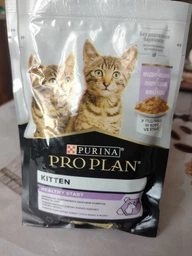 Упаковка вологого корму для кошенят Purina Pro Plan Kitten Healthy Start шматочки в соусі з індичкою 26 шт по 85 г (7613287107503) фото від покупців 2