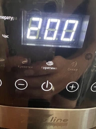 Аэрогриль на 8л с сенсорным управлением для жарки и запеканок ZepLine 4200W, Воздушная аэрофритюрница для хрустящей еды без жира фото от покупателей 3
