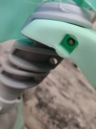 Дитячий триколісний самокат U-max 5 в 1 з підніжкою та батьківською ручкою, та м'яким захисним бортиком і універсальним колесом, м'ятний фото від покупців 8