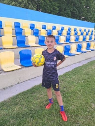 Форма футбольная детская Mbappe (Мбаппе) 9 REAL MADRID 2025, 26 размер, 12 лет, 140-145 см, черная
