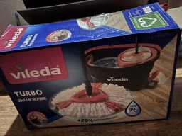 Набор для уборки Vileda Easywring & Clean Turbo (швабра и ведро с отжимом) (4023103194113) фото от покупателей 7