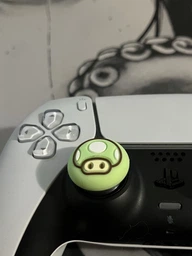 Силіконові накладки на стіки Super Mario Mushroom Blue для геймпадів Sony DualShock PS4 / DualSense PS5 / Xbox Series|One (2шт.) [393299280] фото від покупців 1