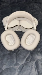 Чохол-накладка DK для Apple AirPods Max 1 / 2 | Silicone Candy Friendly 3в1 (ivory) фото від покупців 2