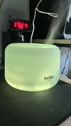 Увлажнитель воздуха Brillix AromaGlow 480X ультразвуковой ночник аромадиффузор для дома ароматический дифузор 480 мл с led подсветкой на 6 цветов и пультом аромадиффузоры увлажнители арома диффузоры фото от покупателей 14