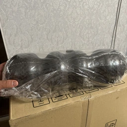 Масажний ролик EasyFit SlateShaper 45 см чорний фото від покупців 2