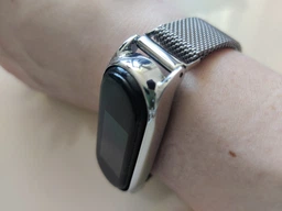 Ремінець металевий MiJobs Milanese Loop Magnet clasp для браслета Xiaomi Mi Band 3/4/5/6 Black (mrk2520) фото від покупців 2