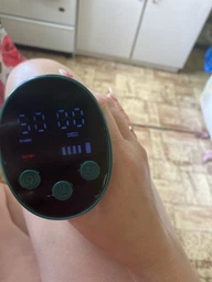 Вакуумный антицеллюлитный массажер тела Cupping Massager для коррекции фигуры (эффект лимфодренажного, Гуаша, баночного массажа, 9 режимов вакуума и подогрева) + масло в подарок фото от покупателей 1