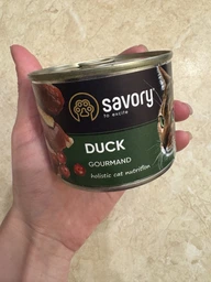 Вологий корм для вибагливих кішок Savory з качкою 200 (г) фото від покупців 2