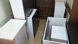Кухня Roko Моника 240х200х60 см under the order Дуб Венге + Столешница (20200046711) фото от покупателей 6