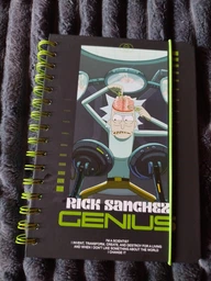 Блокнот Kite Rick and Morty на спіралі A5 80 аркушів клітинка (RM24-190)