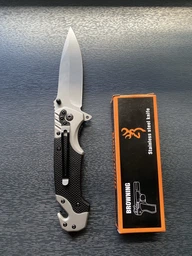 Нож складной Browning ножи складные охотничьи ножик тактический охотничий раскладной походный многофункциональный карманный стропорез со стеклобоем из нержавеющей стали фото от покупателей 11