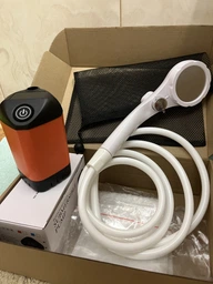 Портативный душ MaxFlow M78 с насосом на аккумуляторе 7800 mAh — походный переносной душ для дачи и туризма, улучшенный аккумулятор (700067) фото от покупателей 13