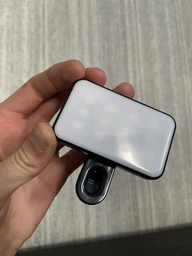 Світлодіодна лампа для селфі для смартфону Led Cube Light на акумуляторі фото від покупців 2