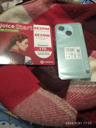 Смартфон Tecno Spark Go 1 (KL4) 3/128GB Glittery White (4894947036446) (UA UCRF)