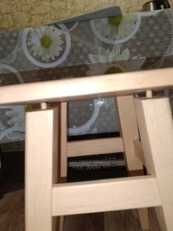 Табурет кухонний 45*30, натуральний бук фото от покупателей 1