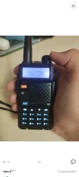 Рация Baofeng UV-5R Black + Гарнитура Baofeng c кнопкой РТТ